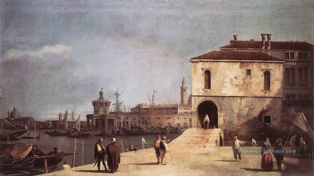 Le Fonteghetto Della Farina Canaletto Peintures à l'huile